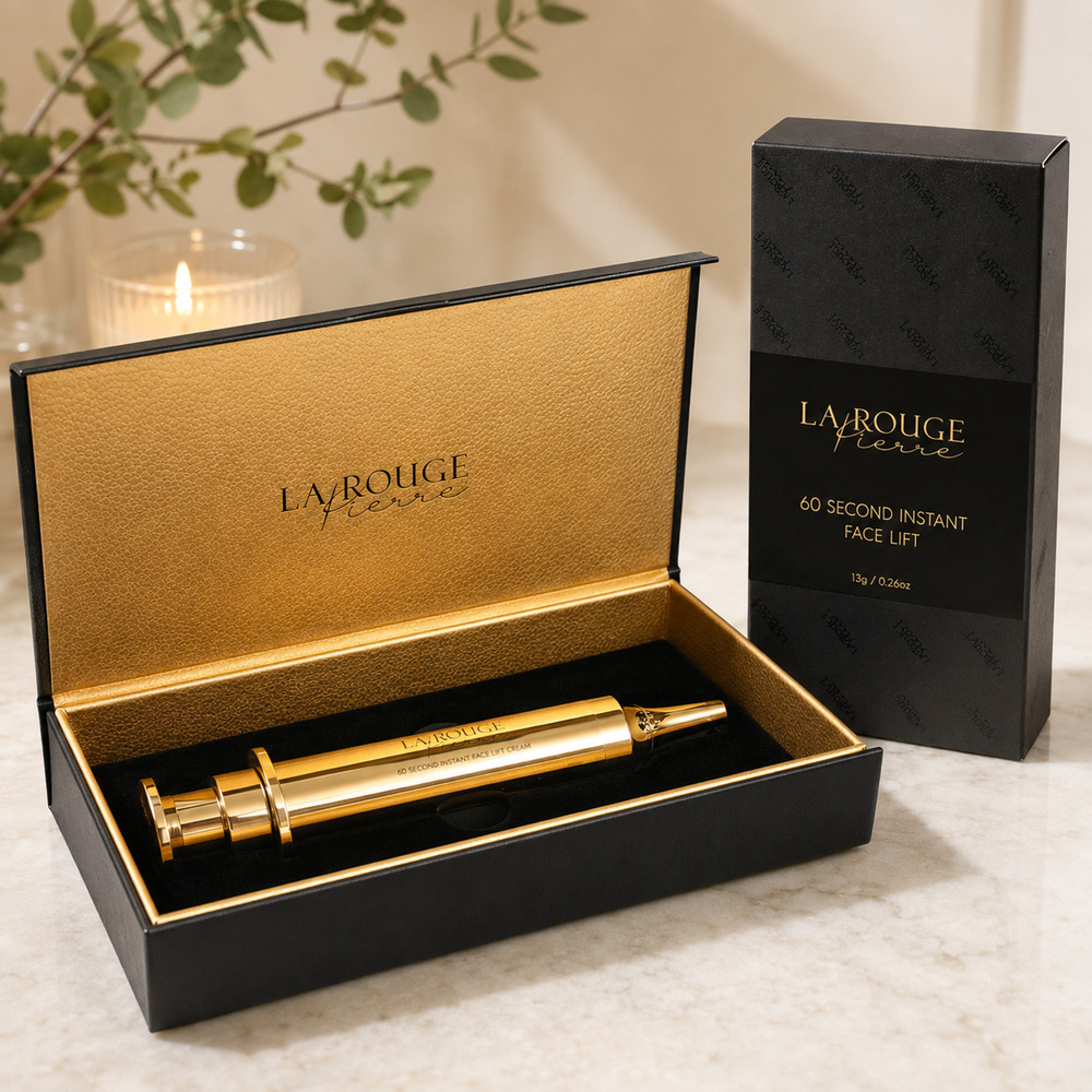La Rouge Pierre 60 Second Instant Face Lift 13g Gold Applicator New in Box